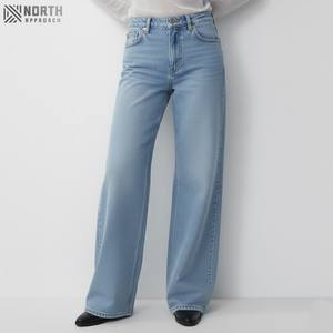 Jeans Casuales de Mezclilla para Mujer, Corte Recto, Transpirables, de Secado Rápido, Tiro Medio, con Patrón 3D, 2025 - Product Image 3