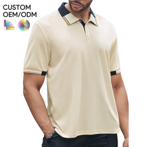 เสื้อเชิ้ตแขนสั้นผู้ชายแบบลำลอง ผ้าถักเนื้อนุ่ม 100% ผ้าฝ้าย ระบายอากาศได้ดี รับผลิตแบบ OEM ODM |   คุณภาพสูง จำนวนมาก - Product Image 1