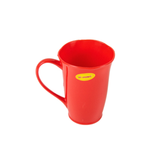 Taza de Plástico PP de 440 ml Libre de BPA, Borde Ondulado Alto, Reutilizable, Apta para Lavavajillas, Ecológica, con Asa Lateral, para Comedor Escolar y Familia - Product Image 4