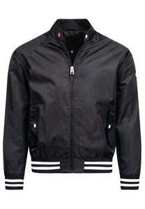 เสื้อแจ็กเก็ตบอมเบอร์ของผู้ชายแบบสั่งทำได้มีกระเป๋าคอตั้งสไตล์ดีไซน์ใหม่2025 - Product Image 4