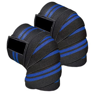 Entraînement Force Genou Wrap Compression Entraînement Gym Accessoires Fitness Haltérophilie Heavy Duty Genou Wraps OEM - Product Image 1
