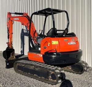 ENVÍO GRATUITO KUBOTA KX057-4 MINI EXCAVADORA 47HP OPEN ROPS DIÉSEL Aprobado por EPA y CE Bomba de Motor Hidráulico Auxiliar Caja de Cambios Plc. - Product Image 2
