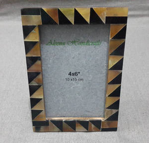 Marco de Fotos de Excelente Calidad con Cuerno de Búfalo y Hueso, Marco para Cuadros de Fabricante Indio, Recién Llegado - Product Image 2