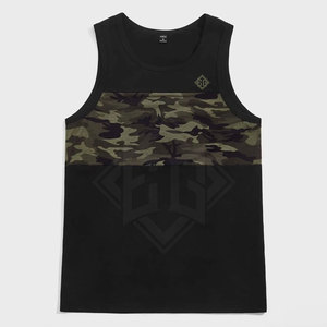 บริการ OEM เสื้อกล้ามผู้ชาย ดีไซน์ล่าสุด ทรงโอเวอร์ไซส์ ผ้าถัก ระบายอากาศ แห้งเร็ว ผ้าฝ้าย/โพลีเอสเตอร์ สไตล์ไฮสตรีท คุณภาพสูง - Product Image 1