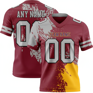 Camiseta Deportiva Personalizada de Manga Corta Estilo Fútbol Americano, Uniforme de Equipo Personalizado para Hombres, Jóvenes y Adultos - Product Image 5