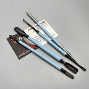 เครื่องมือทำเล็บสองหัวอุปกรณ์ขัดผิวที่ตายแล้วสแตนเลสอุปกรณ์ทำเล็บมือเล็บเท้าแบบมัลติฟังก์ชันโลโก้ส่วนตัว - Product Image 1