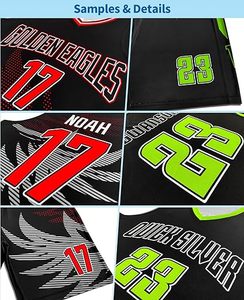 Uniformes de baloncesto cómodos de rendimiento de alta calidad, camisetas transpirables para jóvenes y adultos diseñadas por el fabricante pakistaní - Product Image 5