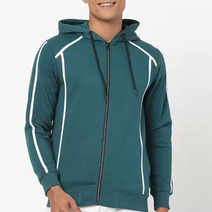 Nouveaux sweats à capuche zippés élégants unisexes personnalisables, respirants, à séchage rapide, coupe classique, 100 % coton molletonné/éponge française - Product Image 6