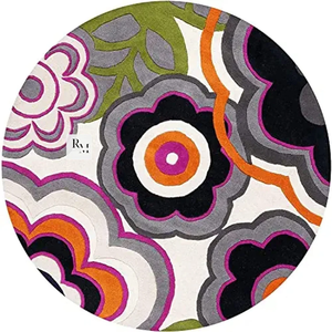 Tapis de laine moderne de luxe tufté à la main flore motif floral doux moelleux tapis personnalisés sol de la maison très durable antidérapant lavable - Product Image 1