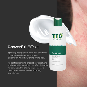 Champú TTO Térmico para Cabello y Cuerpo 500ml Líquido 2 en 1 Limpiador con Aceite de Árbol de Té para Cabello Graso, Caspa y Cuidado del Cuero Cabelludo, Refrescante Diario - Product Image 4