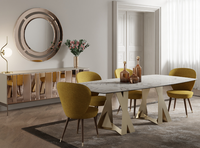 Fauteuil en bois élégant de conception européenne fabriqué en Italie, chaise rembourrée en contreplaqué de haute qualité pour chambre à coucher, salle à manger, salon