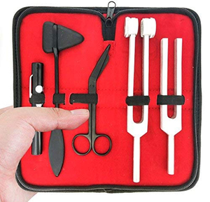 Juego de martillo reflejo de diagnóstico Taylor de 5 piezas de acero inoxidable uso médico certificado CE fuente de alimentación Manual - Product Image 2
