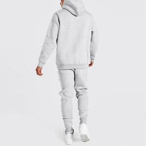 Conjunto de chándal de lana para hombre, venta al por mayor, chándal de entrenamiento para correr al aire libre, gimnasio, invierno, Fitness, traje para correr para niños - Product Image 2