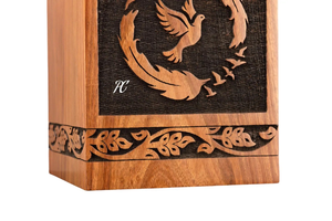 Handcrafted Rosewood Cremation Urn Tree of Life <b>Memorial</b> Box <b>Memorial</b> <b>Keepsake</b> Decorative Cremation Urn for Ashes - Product Image 5