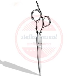 กรรไกรตัดผมตรงด้ามจับสะดวกสบายสแตนเลสสำหรับช่างตัดผม - Product Image 2