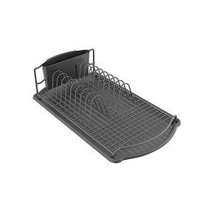 Égouttoir à vaisselle en plastique MSV en noir mat - Product Image 1