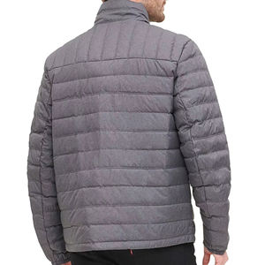 Veste matelassée d'hiver pour hommes, manteau matelassé chaud et léger à capuche, coupe-vent imperméable, vêtements d'extérieur décontractés de style streetwear - Product Image 2