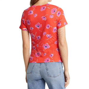 Camisetas de Verano para Mujer, Sublimadas, Casuales, de Primera Calidad, Nuevo Diseño, 100% Algodón, Transpirables, de Secado Rápido, para Uso en Exteriores, Más Vendidas - Product Image 5