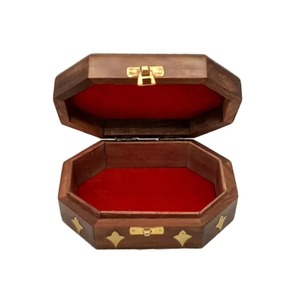 Premium Quality Handcrafted <b>Wooden</b> <b>Jewellery</b> Box Elegant Storage Solution for Rings or Earring Available at Best Price - Product Image 3