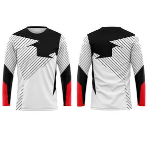 T-shirt de sport à manches longues pour homme de haute qualité, motif imprimé, prix de gros - Product Image 1