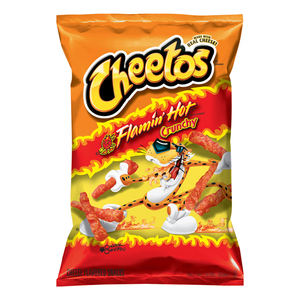 Cheetos Flamin' Hot Crunchy de 8oz, paquete de 10, versión original estadounidense, directo de fábrica, para importadores internacionales y distribuidores de bebidas. - Product Image 6