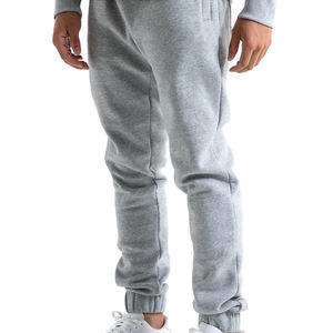 Ensemble de survêtements en polaire deux pièces Gym Fitness Tech de qualité supérieure pour homme Combinaison de jogging d'entraînement coupe-vent à motif solide - Product Image 5