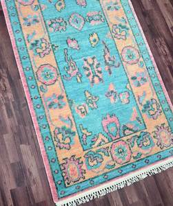 Comprar alfombras de corredor anudadas a mano tradicionales de lana 100% de alta calidad 2,8x12 sala de estar marfil alfombra hecha a mano conjuntos de algodón sala de estar - Product Image 5