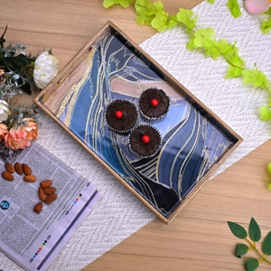 ชุดถาดเสิร์ฟลายลึกลับยามเที่ยงคืน 3 ชิ้น ชุดภาชนะบนโต๊ะอาหารทันสมัยสำหรับบ้านและโรงแรม ราคาสุดคุ้ม - Product Image 3