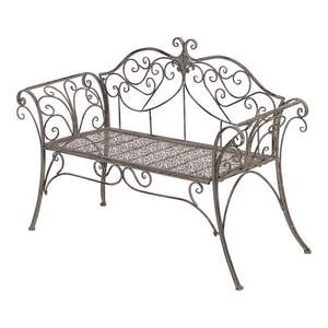 Banco de Patio Exterior de Aluminio Estilo Victoriano - Color Personalizado Ecológico para Decoración de Bodas en Hoteles, Villas y Parques - Product Image 4