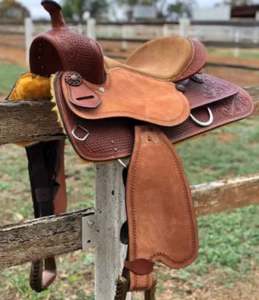 Selle de cheval Western de qualité supérieure course de baril équestre conception de taille personnalisée par le fournisseur pour l'équitation - Product Image 2