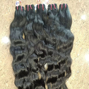 Extensions de cheveux vierges indiennes RAW Temple, qualité supérieure, double trame machine, douces, brillantes, toutes les couleurs, cheveux humains adaptés - Product Image 2