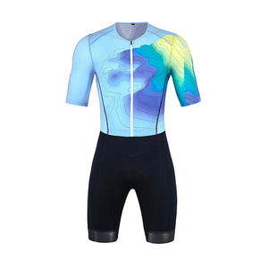 New Style Custom Skin Anzug Sublimation Atmungsaktive Männer Radsport Sportswear Set Triathlon Anzug - Product Image 2