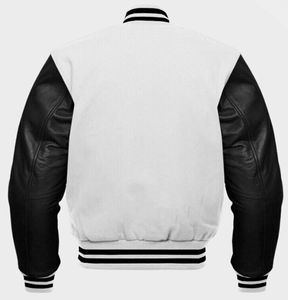 Chaqueta de béisbol universitaria de invierno personalizada Unisex, la mejor calidad, Mangas de Bombardero a granel, cuello levantado, 100% algodón, moda para hombre - Product Image 2