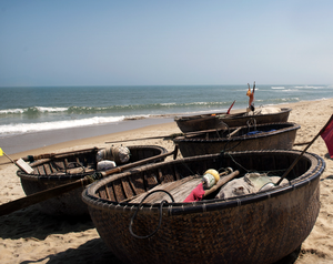 Natural Bamboo Mini Boat Decorative Craft for Home and Retail Display Purpose, Vietnam Production - Product Image 4