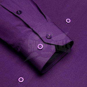 Camisa de vestir formal de manga larga de algodón 100% de último diseño al por mayor camisa informal ajustada personalizada para hombres - Product Image 3