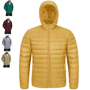 แจ็คเก็ตพัฟเฟอร์กันน้ำคุณภาพสูงสำหรับผู้ชาย สั่งทำโลโก้ได้ เหมาะสำหรับขี่จักรยานในฤดูหนาว - Product Image 1