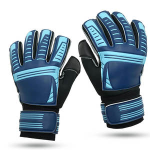 Guantes de portero de fútbol ecológicos y duraderos de protección completa profesional personalizados, poliéster/algodón, hechos para deportes - Product Image 1