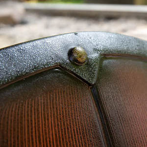 Nouveau design unique, bouclier viking en acier damas lourd, fabrication professionnelle médiévale, fabrication sur mesure, bricolage, OEM, cuir à haute teneur en carbone - Product Image 3