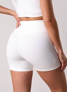 2025 nuevas llegadas pantalones cortos de gimnasio sin costuras para mujer logotipo personalizado Scrunch Butt Fitness entrenamiento Yoga pantalones cortos para mujer - Product Image 6
