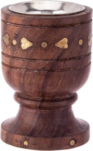 Brûleur à Bakhoor en bois élégant Mubkhar, Medkhan, porte-encens électrique, mariages, personnalisable, religieux, fait à la main, NOUVELLES ARRIVÉES CROWN - Product Image 6