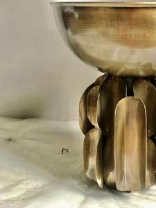 Jardinière en métal Pot de fleur fer laiton antique tailles idéal décor à la maison idéal pour les plantes d'intérieur Pot en métal - Product Image 5