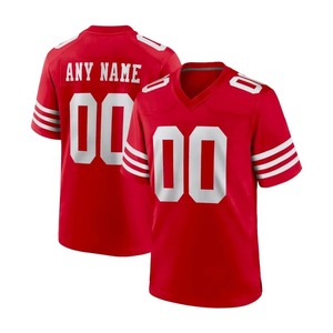 Camiseta de fútbol americano de la mejor calidad, impresión personalizada de nombre y número de equipo, ropa deportiva de tamaño XL, precio bajo para fanáticos - Product Image 1