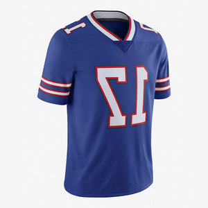 Camiseta de Fútbol Americano Personalizada de Alta Calidad, MOQ Bajo, Color Sólido, Transpirable, Manga Corta, Estampada, Talla Grande, 100% Poliéster, Nueva - Product Image 6