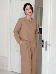 Survêtement personnalisé avec logo, vente en gros, hommes et femmes, ensemble jogging deux pièces, sweat-shirt et pantalon, tenue de sport, fabricant - Product Image 2