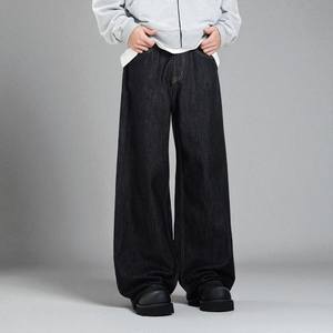 Pantalon personnalisé OEM pour hommes en nylon et polyester délavé pantalon de survêtement ample avec fermeture éclair ouverte - Product Image 3