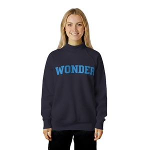 Sweat-shirt à col montant pour femme, coupe ajustée personnalisée, en polaire polyester/coton, logo personnalisé, séchage rapide, écologique, hiver - Product Image 1