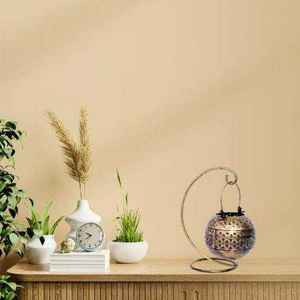 Lanterne vintage en laiton avec support, porte-bougie décoratif pour Diwali, Noël, mariage et décoration intérieure - Product Image 2