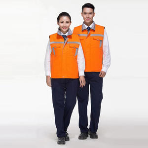 Chaleco de Trabajo Unisex de Poliéster Reflectante de Alta Visibilidad con Logotipo Personalizado para Construcción, Minería y Ropa de Trabajo Industrial - Product Image 5