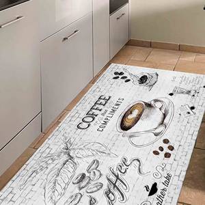 Alfombra con estampado floral, alfombra moderna para el suelo, alfombra gruesa para la cocina, regalo para ella, alfombra delgada no tejida - Product Image 4