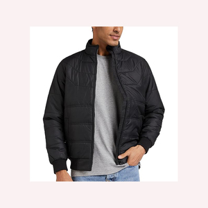 Veste en polyester-coton à la mode pour hommes chaud confortable en plein air décontracté léger veste en polyester-coton en gros - Product Image 1